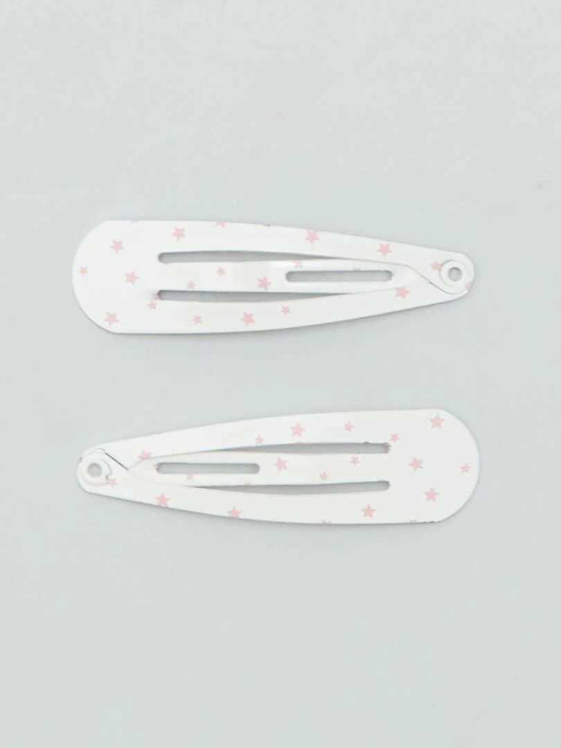 Lot de 6 pinces à cheveux ROSE