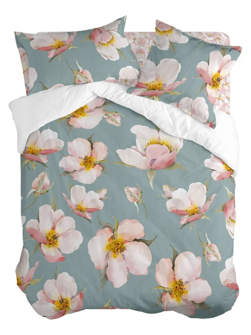 Housse de couette Spring blossom "Happyfriday"   Blanc