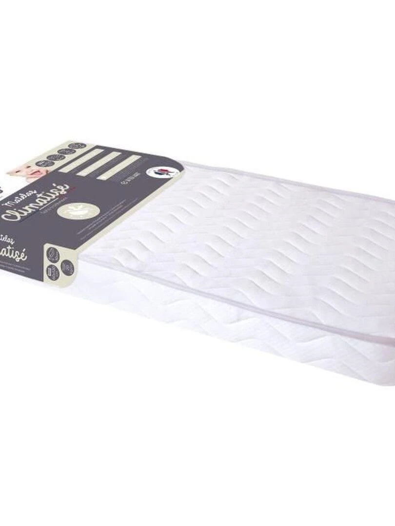 Matelas bébé Climatisé Blanc