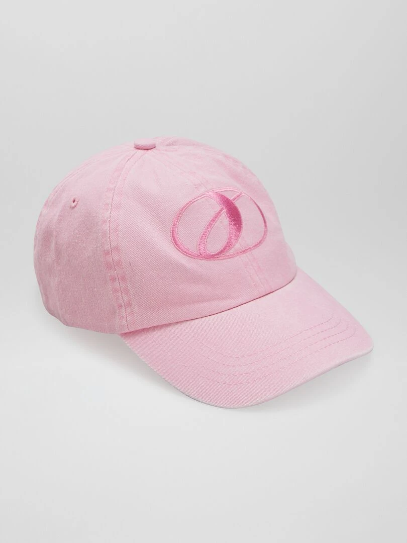 Casquette en toile Rose