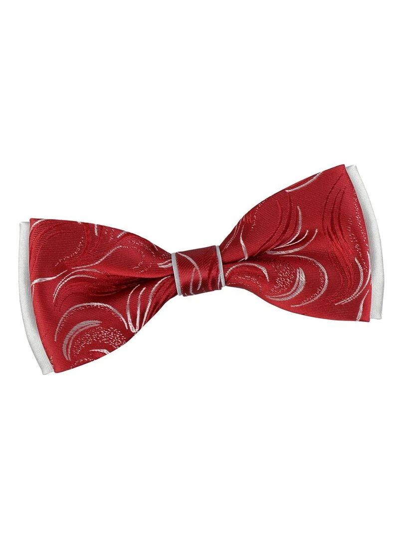 Noeud papillon Kasimir Rojo Fabriqué en Europe Gris Rouge