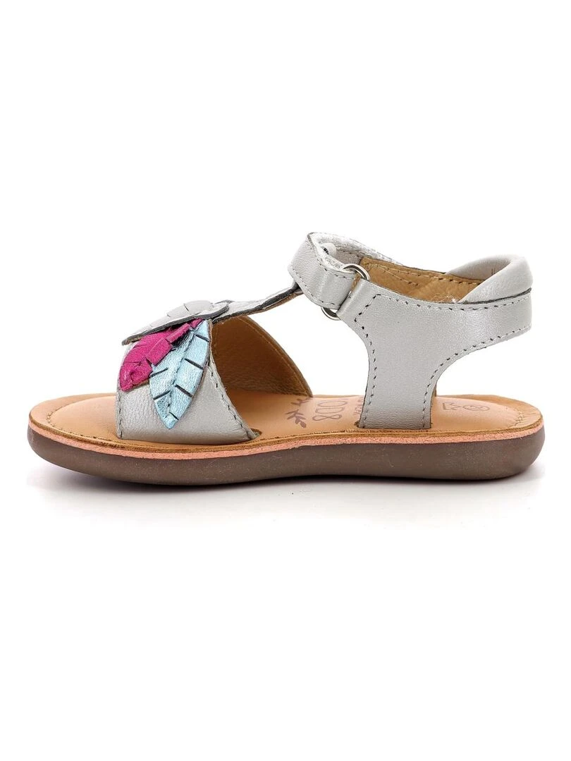 Sandales Cuir Cloleaf   Argent
