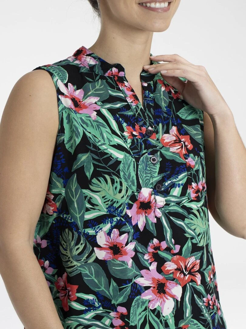 Top  TROPIQUE   Gérard Pasquier   Vert