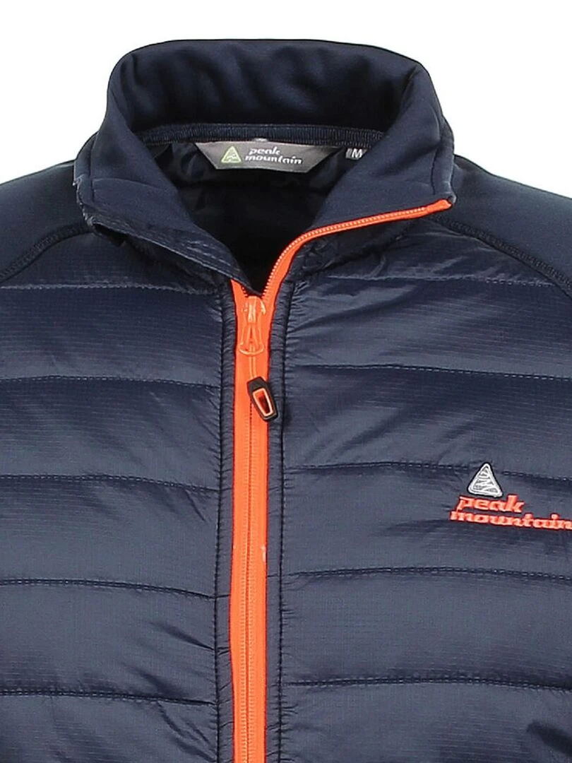 Blouson polar shell homme CALER   PEAK MOUNTAIN   Bleu marine