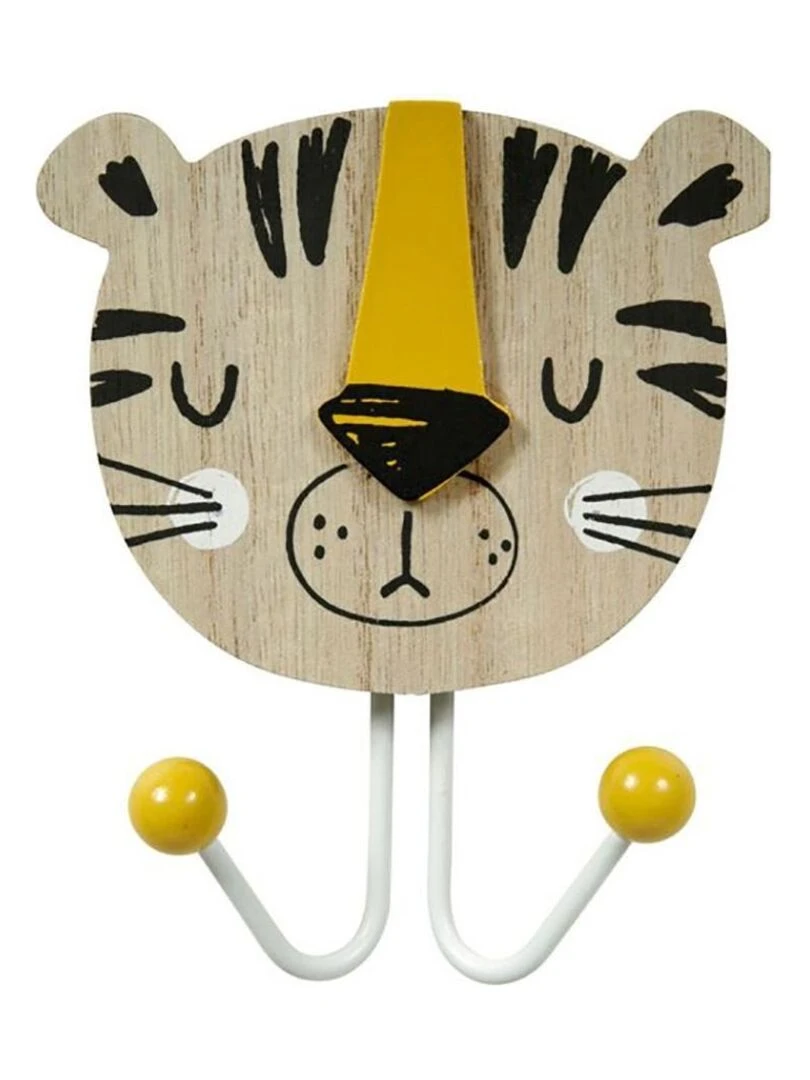 Lot de 3 patères Tigre Beige