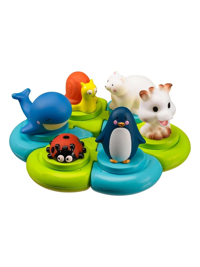 Puzzle de bain Sophie la girafe Multicolore