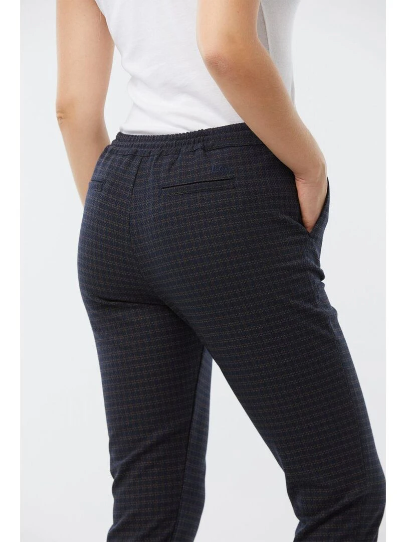Lee Cooper   Pantalon femme viscose regular NURI   Bleu marine