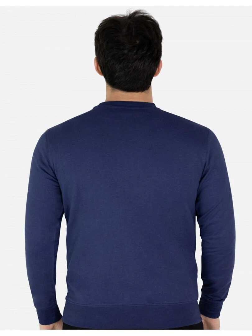 Sweat col rond Kebello Bleu
