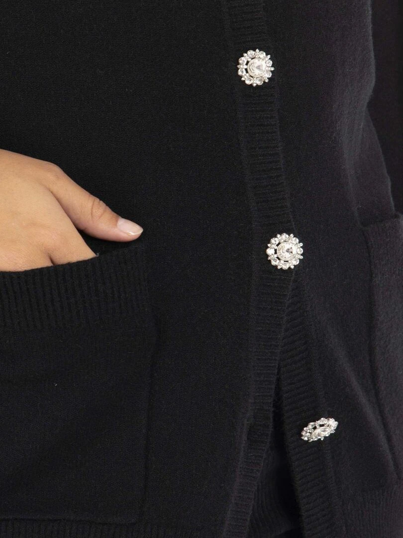 Gilet  PAOLA   Gérard Pasquier   Noir Noir