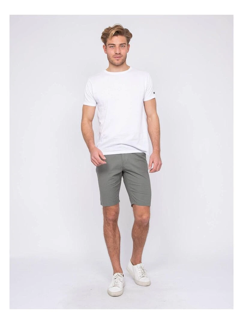 Bermuda chino lin BAGOLIN   Kaki