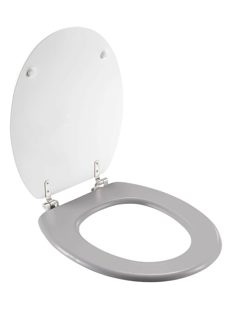 Abattant WC 37.5 x 46 cm Feuilles d ambre   Blanc