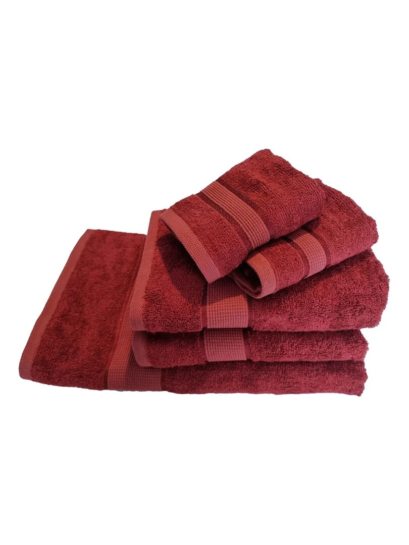 Serviette BAMBOU Rouge   Rouge
