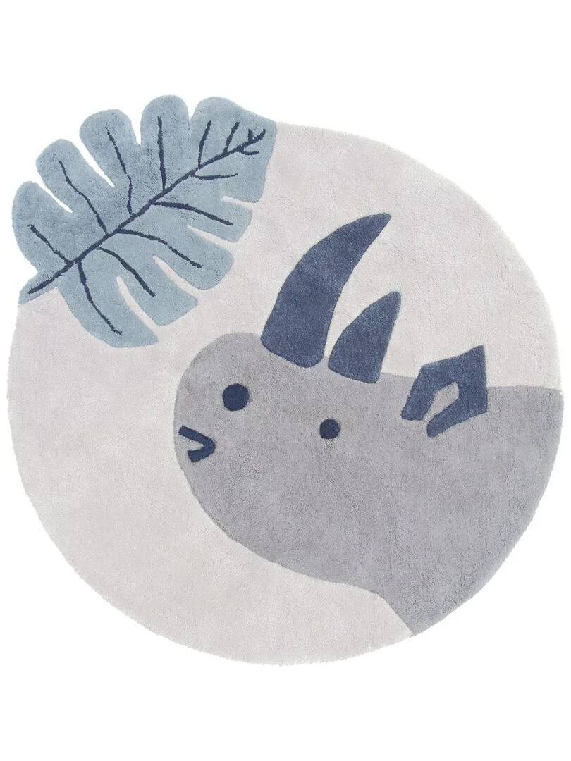 Tapis Coton Rhino par Lilipinso Lilipinso Gris