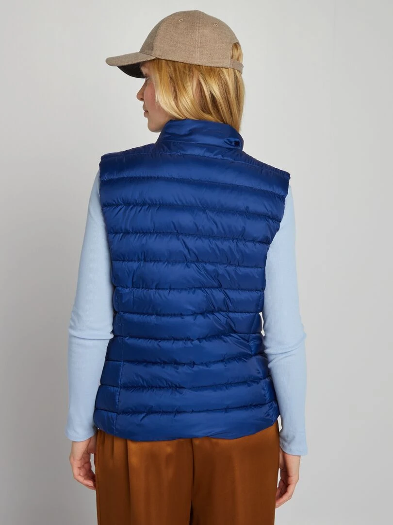 Doudoune sans manches   Bleu