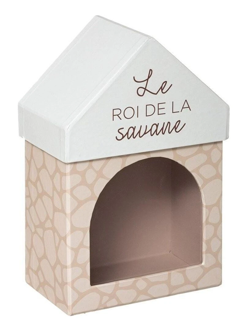 Lot de 2 boites Hutte Marron