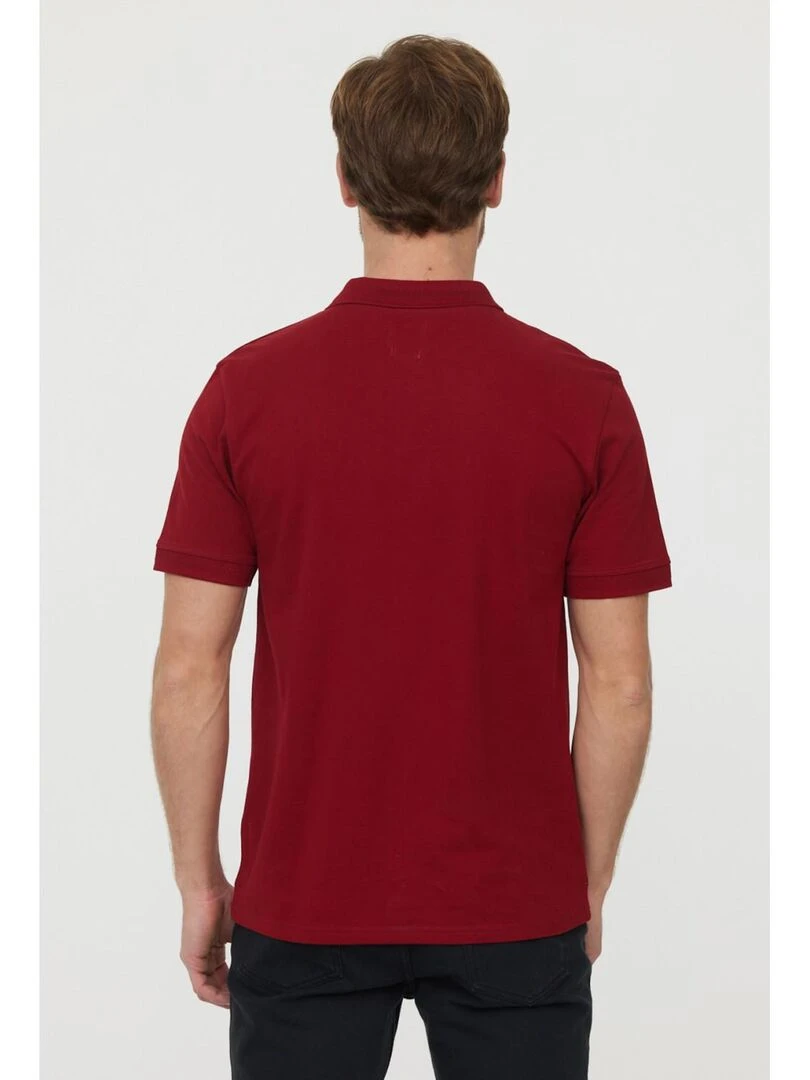 Lee Cooper   T Shirt manches courtes coton regular BAKO   Rouge