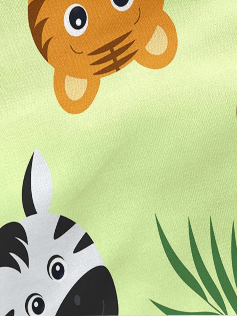 Drap housse Wild "Happyfriday"   Blanc