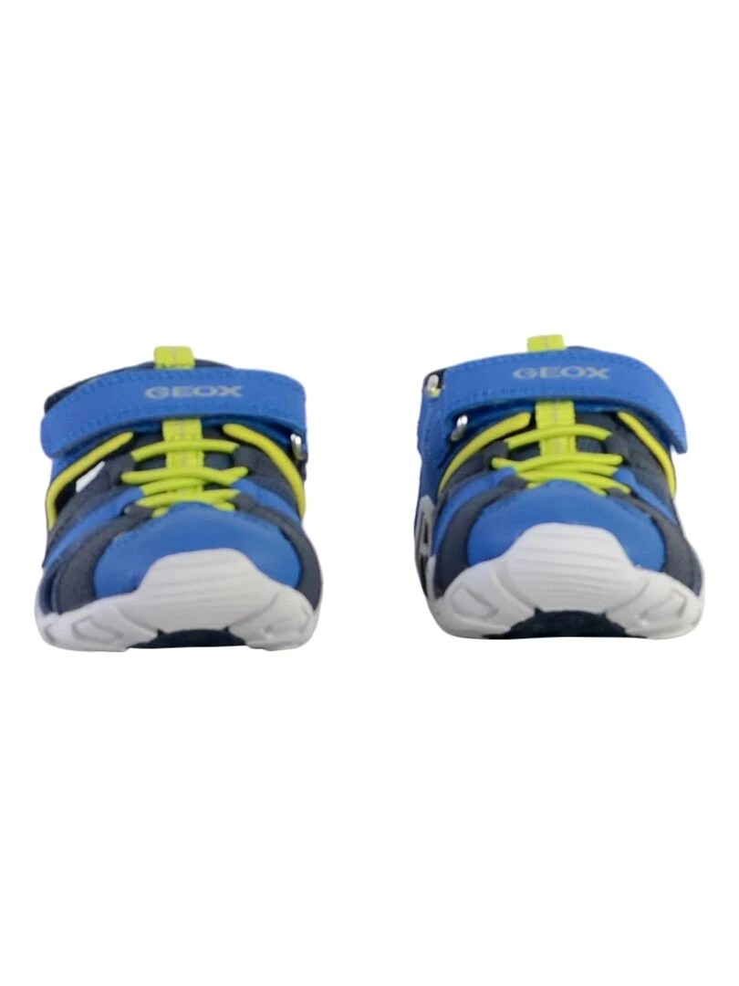 Sandale Plate Cuir Geox Enfant Kraze   Bleu marine