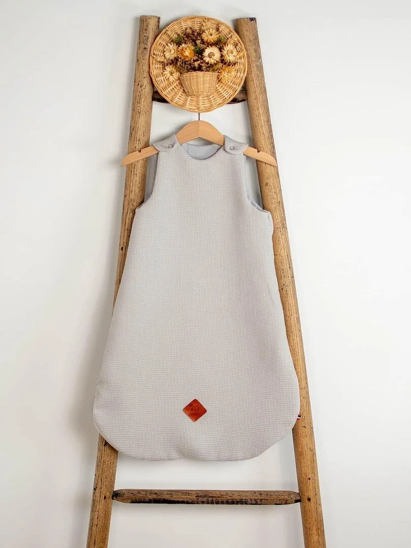 Gigoteuse d'été en Nid d'Abeille   TOG 0 5   Gris