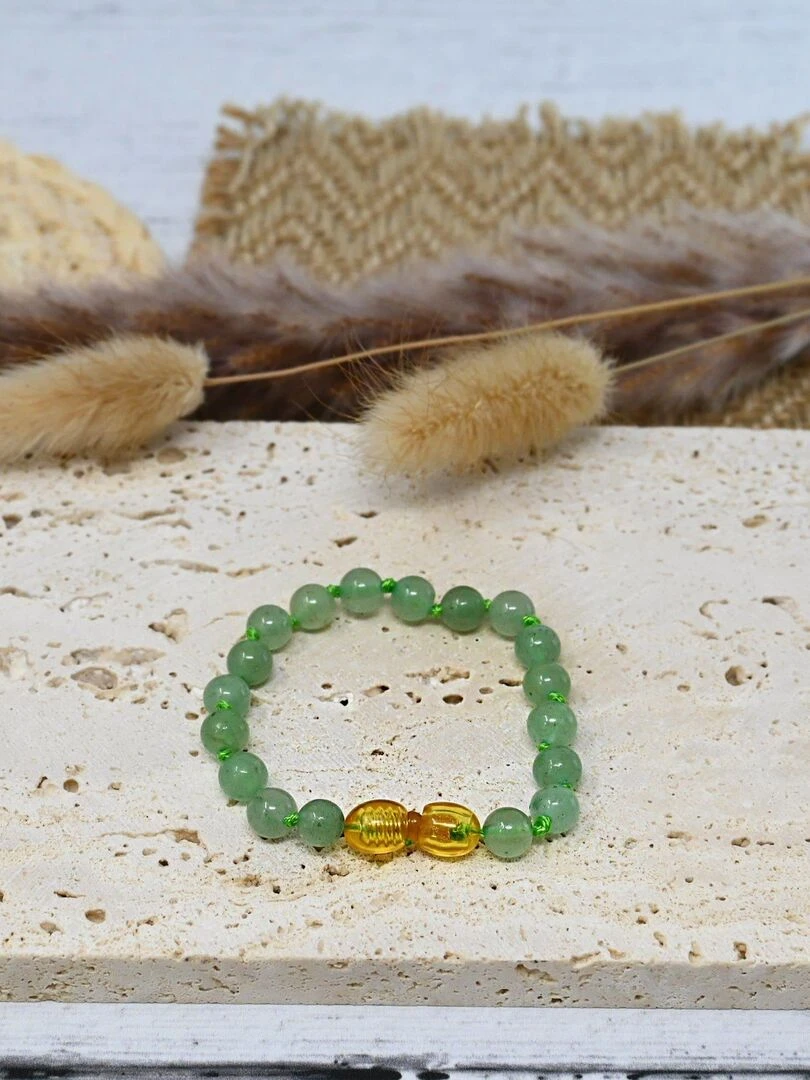 Bracelet Bébé Pierres naturelles : Aventurine Vert