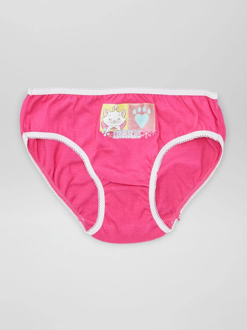Lot de culottes 'Marie' des 'Aristochats' 3 pièces Rose