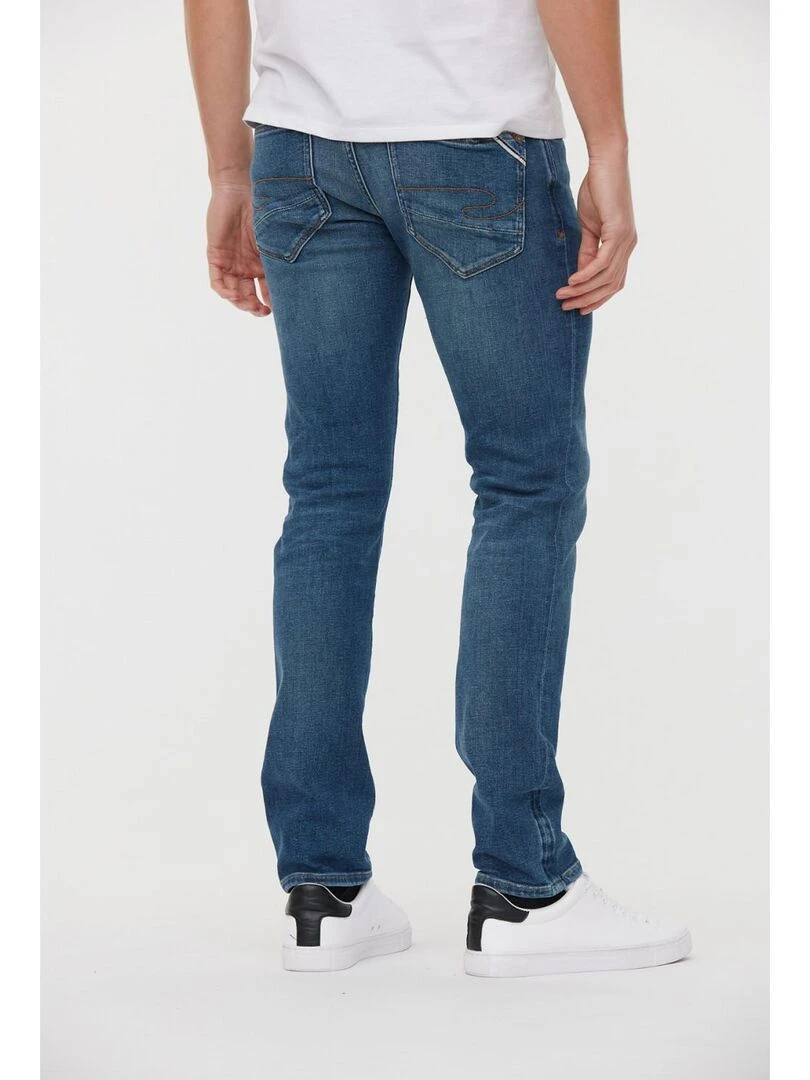 Lee Cooper   Jean coton straight LONGJOHN   Bleu