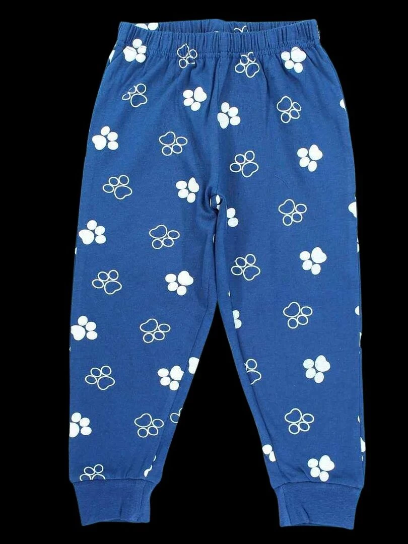 La Pat' Patrouille   Pyjama garçon imprimé La Pat' Patrouille en coton   Bleu marine