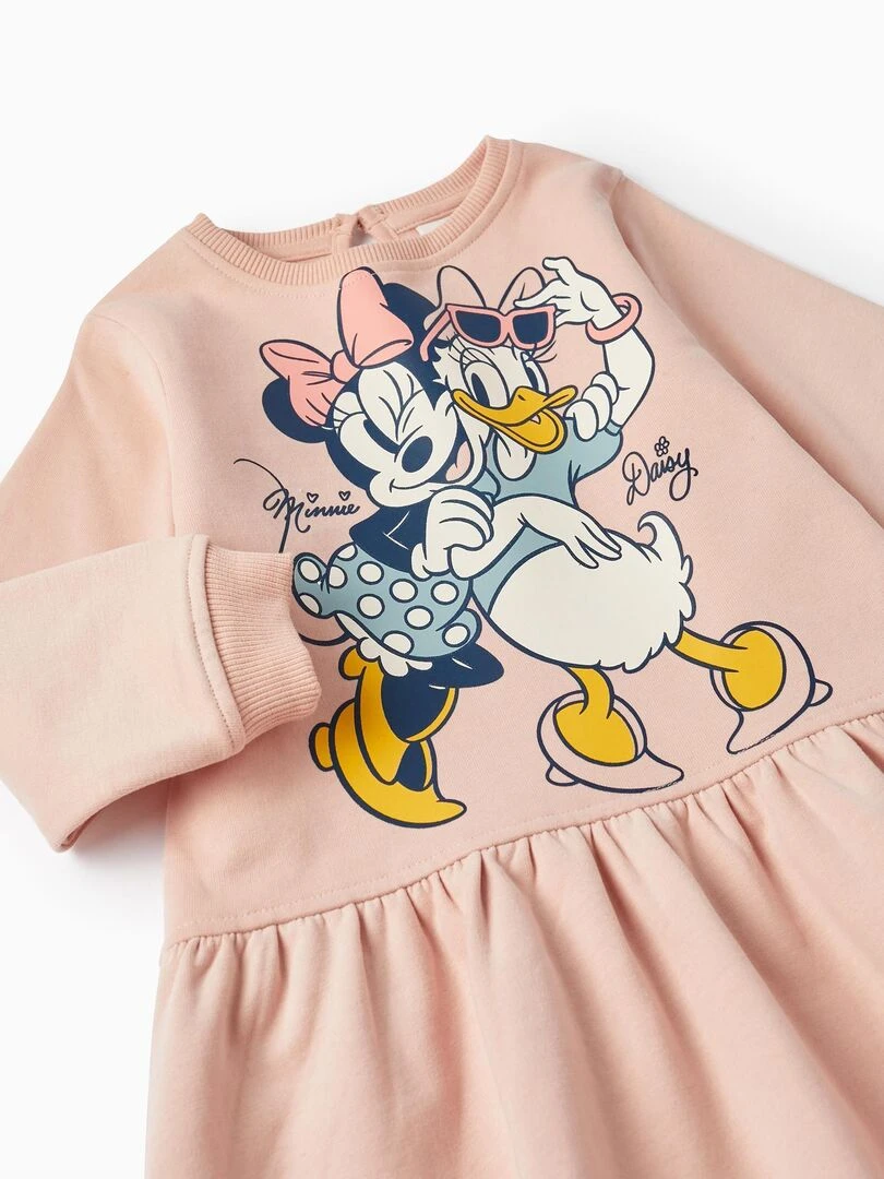 Robe en coton pour bébé fille 'Minnie & Daisy'  MINNIE   Rose clair