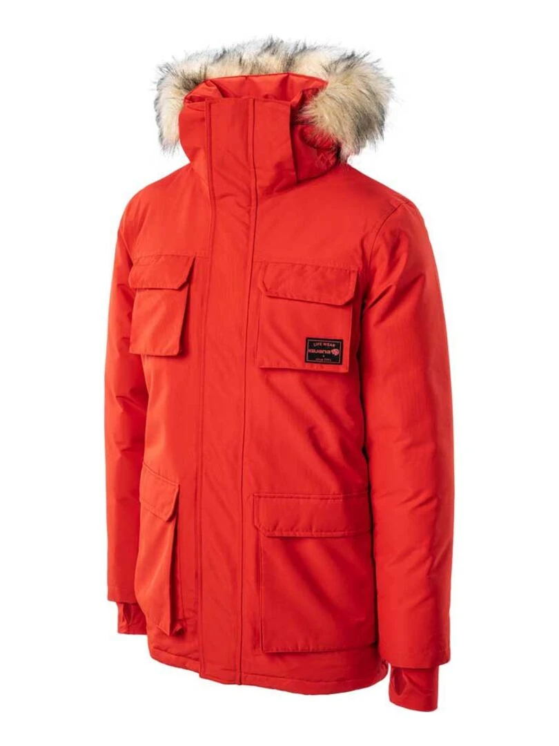 Iguana   Parka TAAVO   Rouge foncé