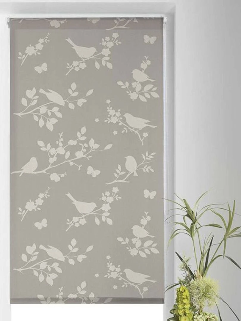 Store enrouleur japonais 45x180 cm Rossignol taupe Multicolore