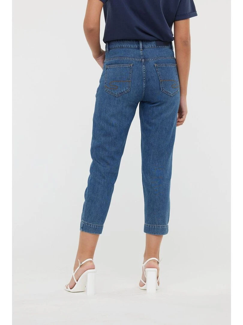 Lee Cooper   Jean coton boyfriend JORDA   Bleu