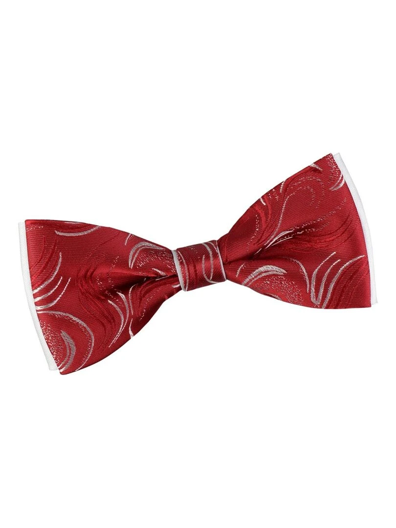 Noeud papillon Kasimir Rojo Fabriqué en Europe Blanc Rouge