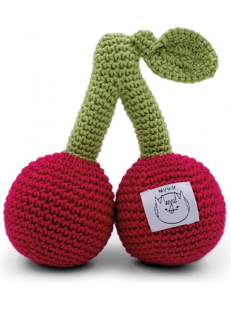 Hochet soeurs Cerise coton BIO N/A