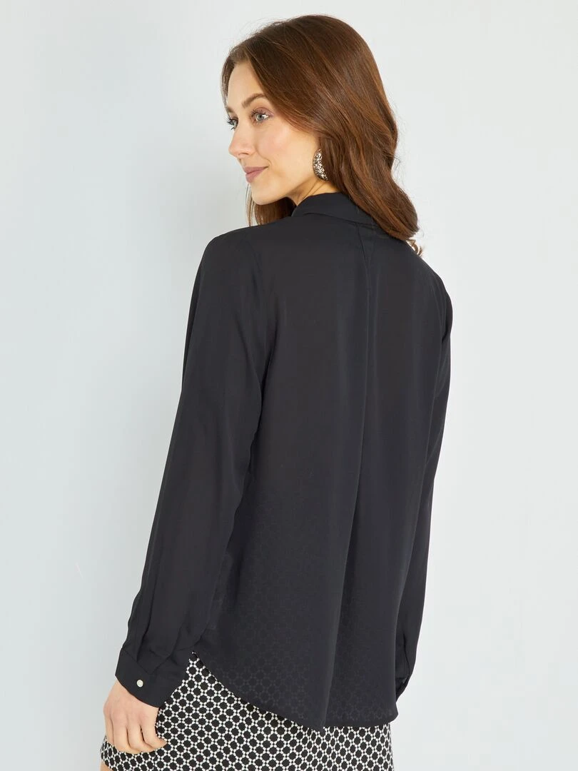 Chemise fluide   noir