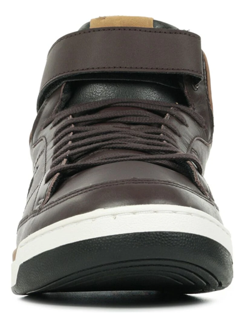 Baskets Le Coq Sportif Field Leather Mix   Marron