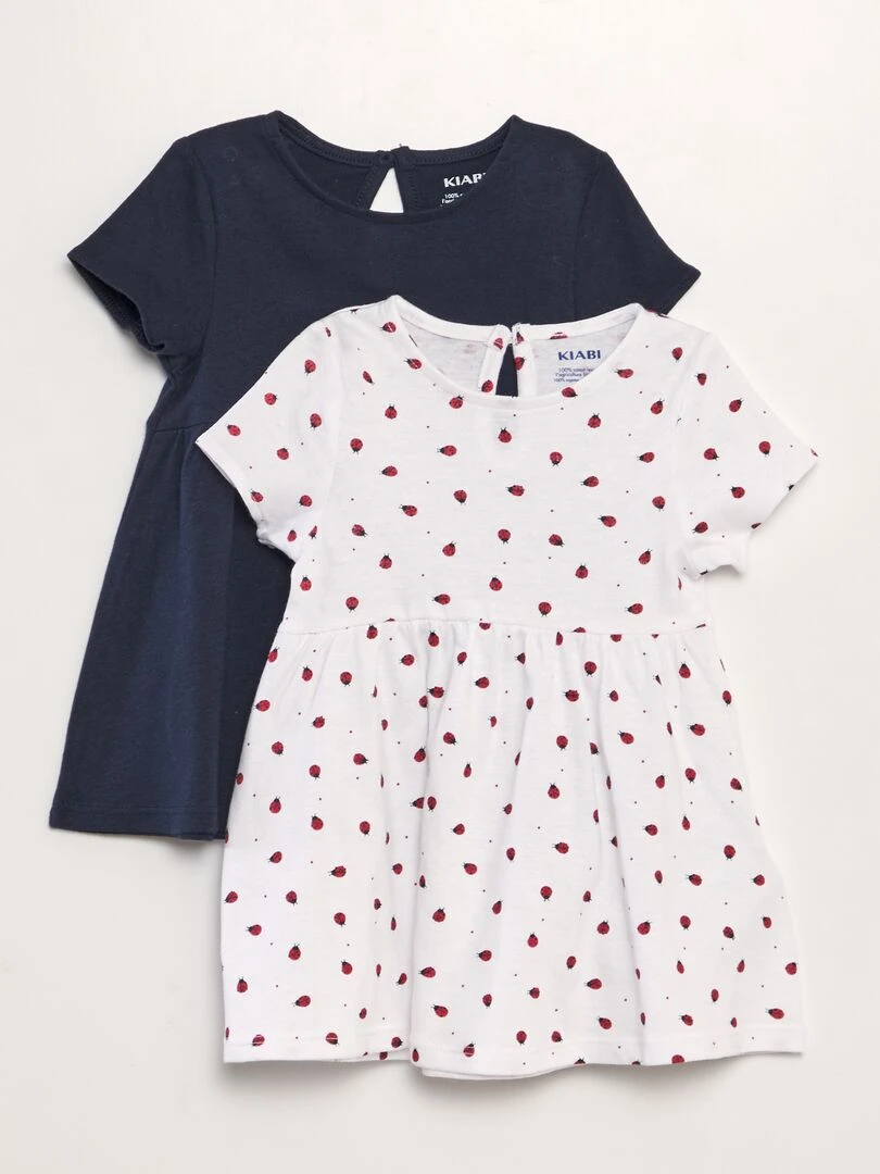 Lot de 2 robes volantées Noir