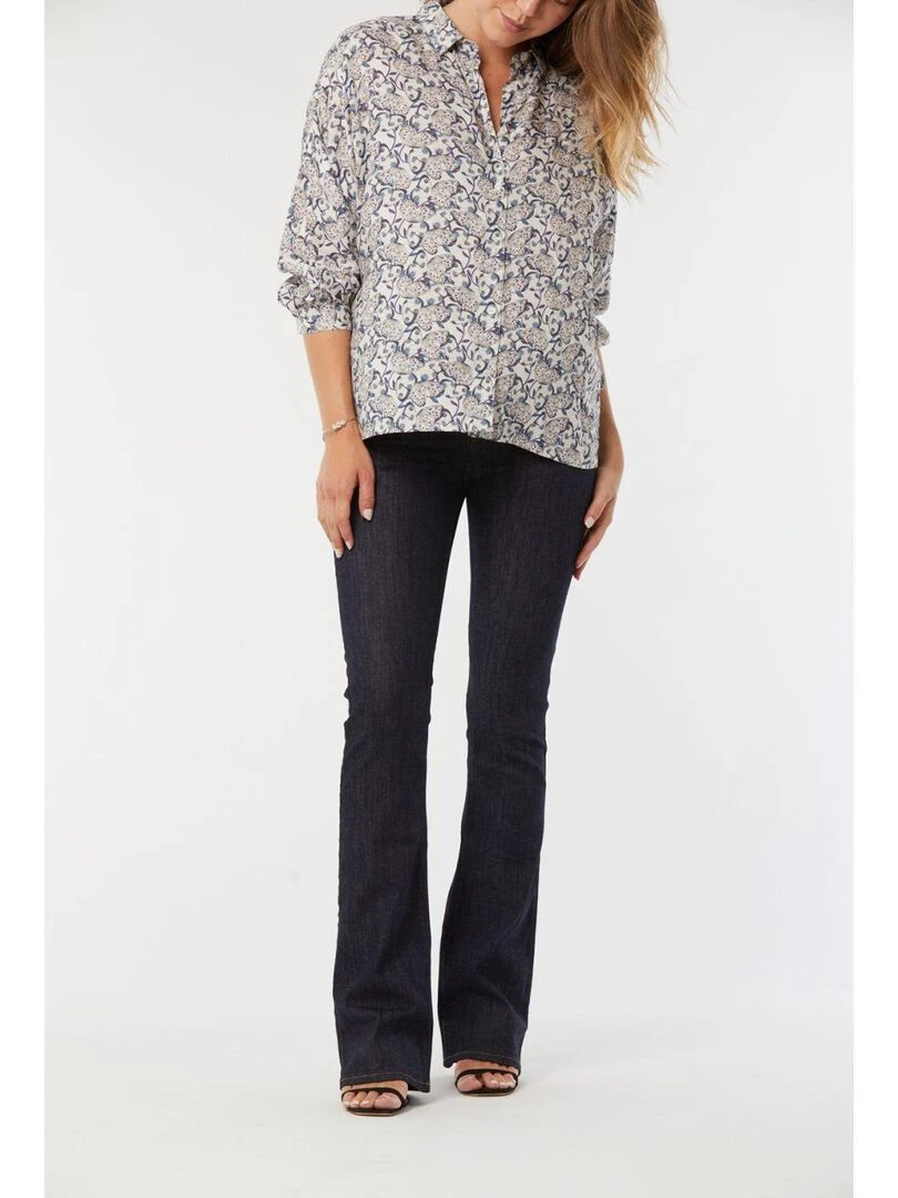 Lee Cooper   Jean coton boot cut JEDEN   Bleu