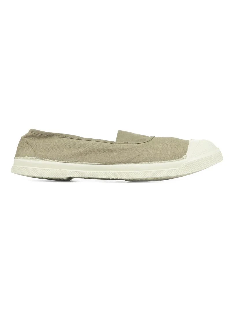 Baskets Bensimon Élastique Kaki