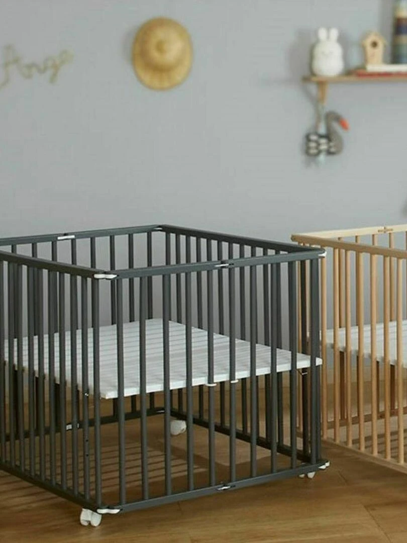 Parc bébé Helio   AKITEN RETAIL   Gris