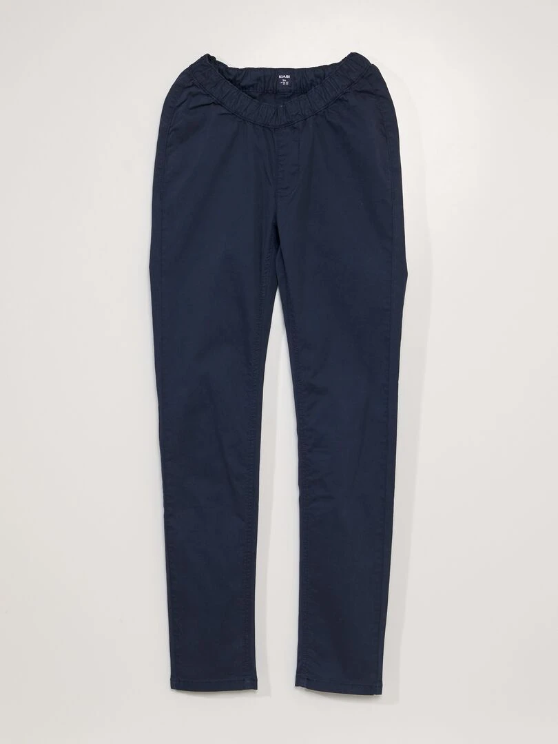 Chino à taille élastiquée So Easy Bleu