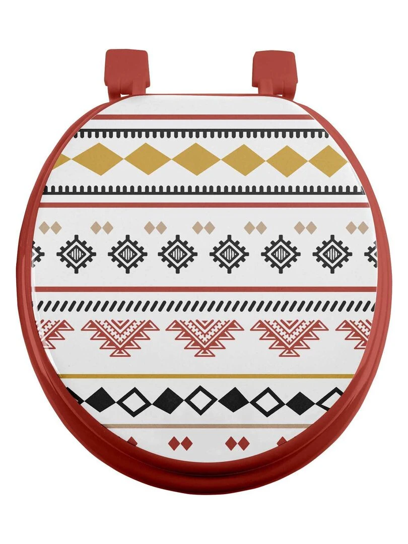 Abattant WC ethnic esteban Jaune