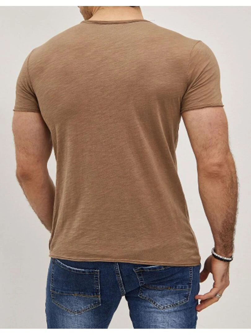 T Shirt Kebello Marron