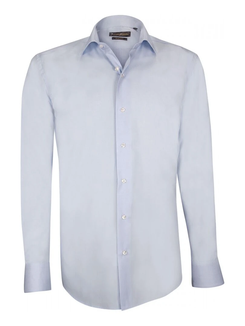 Chemise repassage facile LORENZO Bleu ciel