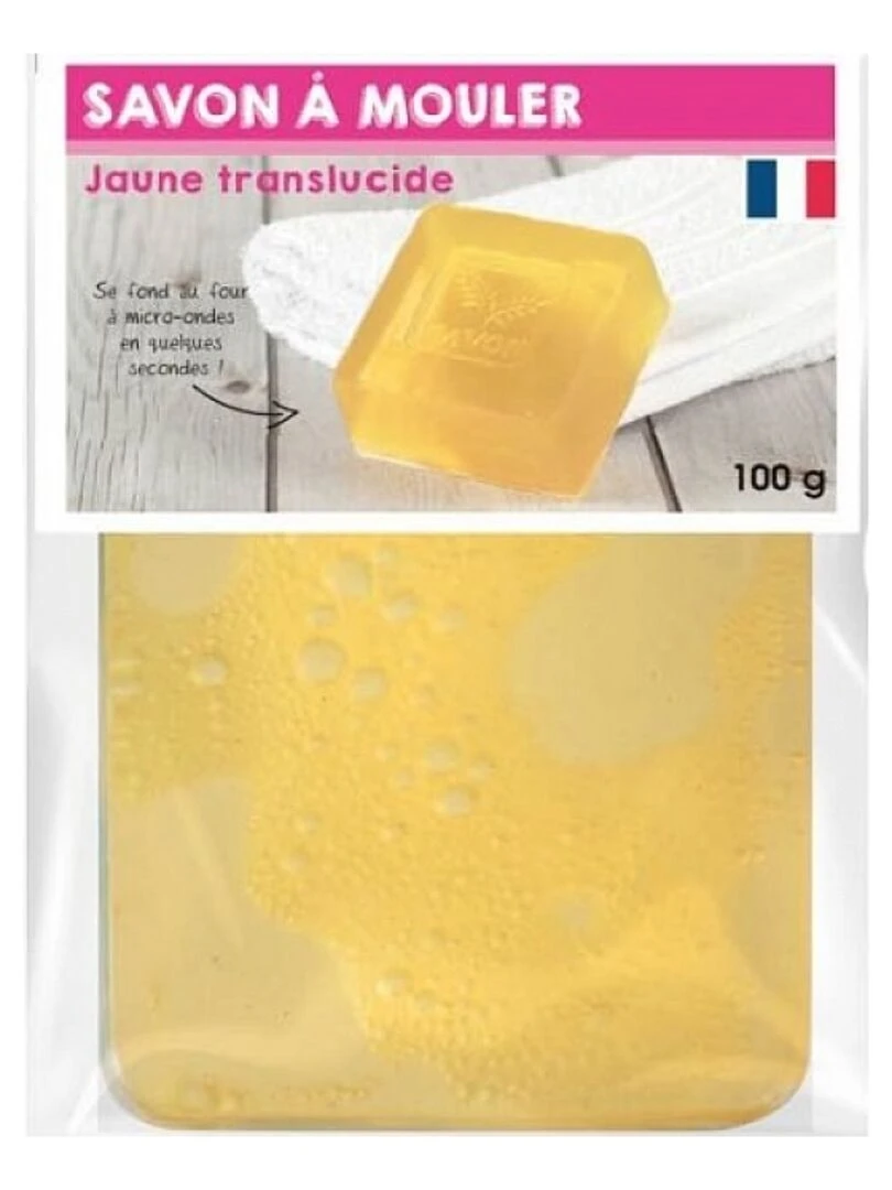 Pain De Savon 100 G Translucide Jaune N/A