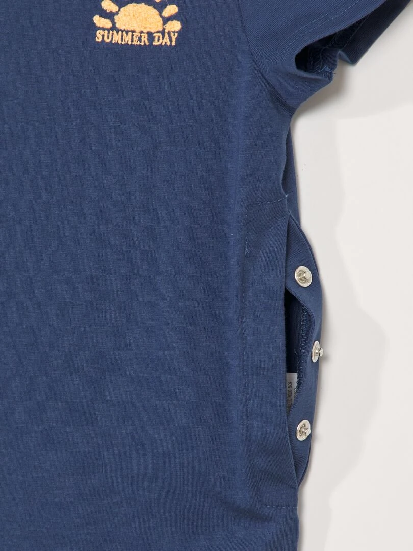 T shirt à manches courtes   So Easy   Bleu marine