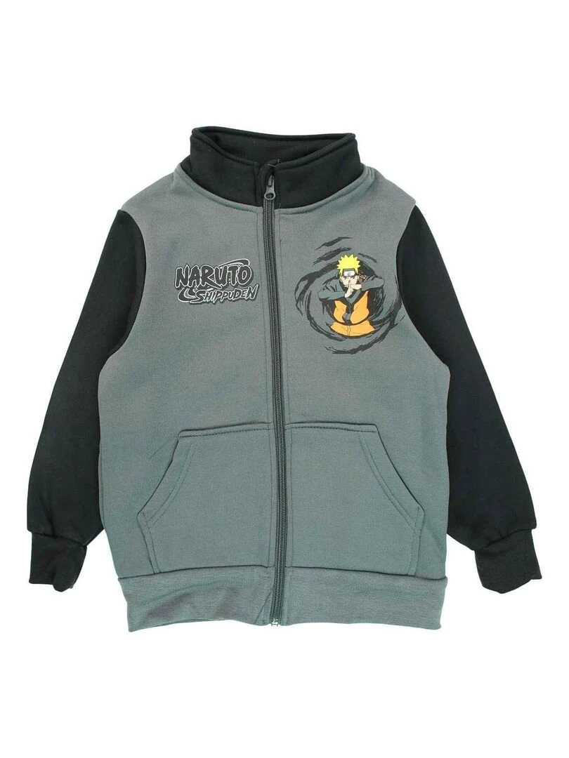 Disney Veste garçon imprimé Naruto Noir