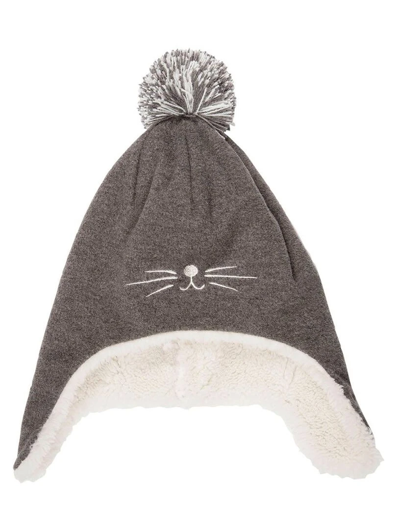 Bonnet péruvien Enfant 2/4 ans Gris Gris Gris