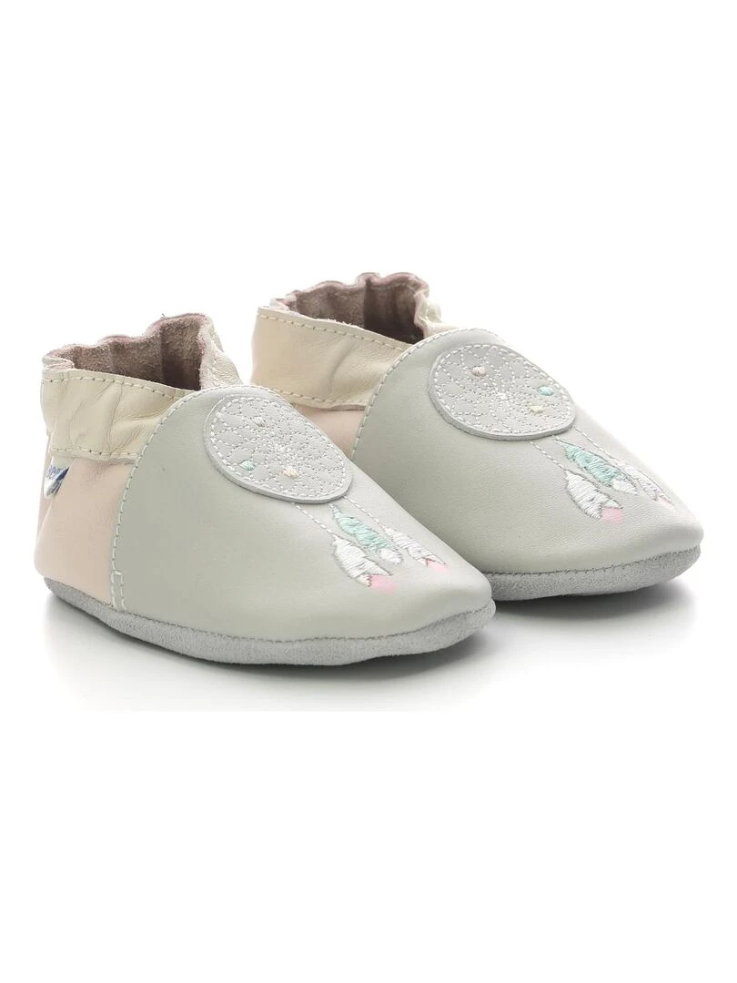 Chaussons Cuir Dream Tacker Beige