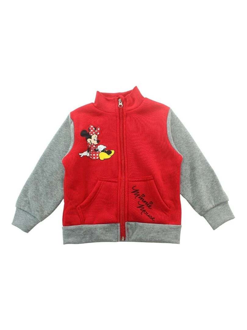 Disney Ensemble Veste pantalon fille Imprimé Minnie Rouge