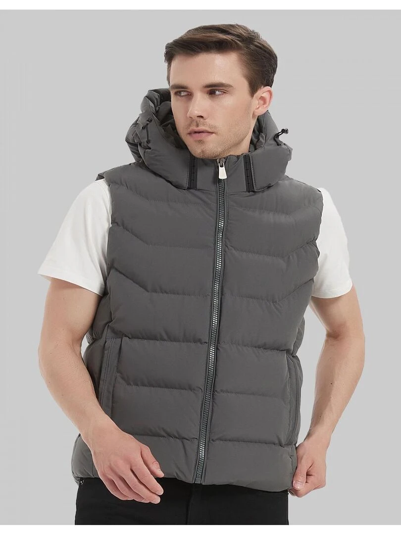 doudoune sans manches Kebello   Gris